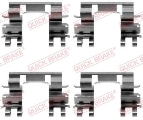 QUICK BRAKE Комплектующие, колодки дискового тормоза 109-1087